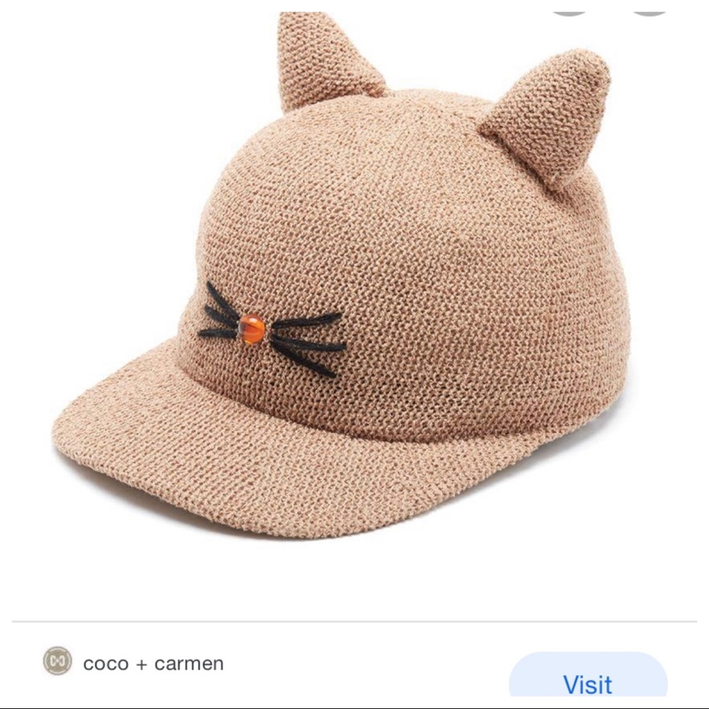 NWT Coco Carmen Kitty Hat